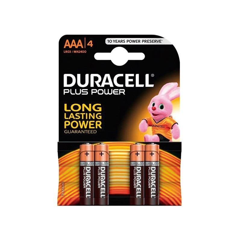 PILA ALCALINA DURACELL PLUS POWER AAA LR 03