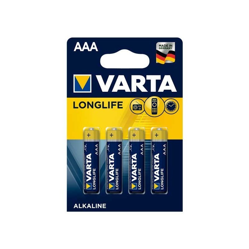 PILA ALCALINA VARTA LONGLIFE AAA LR03