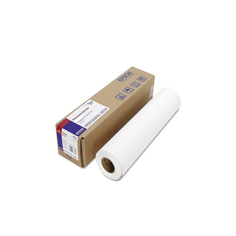 ROLLO PAPEL PLOTTER PREMIUM CANVAS SATINADO 350G/M² EPSON 13"X6,1M