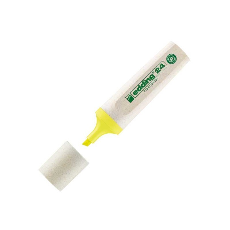 ROTULADOR FLUORESCENTE EDDING 24 ECOLINE AMARILLO