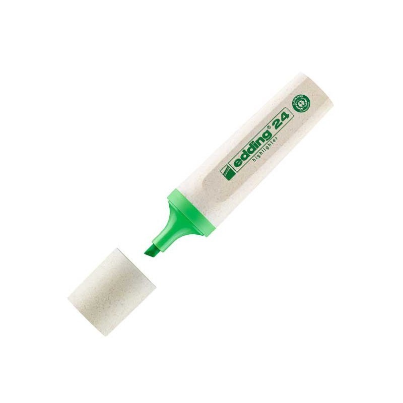 ROTULADOR FLUORESCENTE EDDING 24 ECOLINE VERDE CLARO