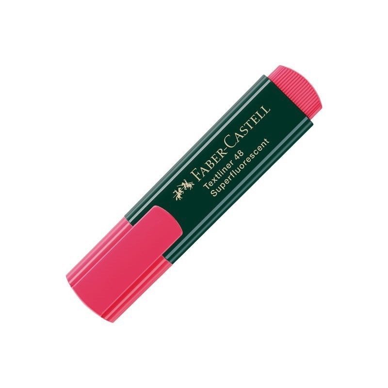 ROTULADOR FLUORESCENTE FABER-CASTELL TEXTLINER ROJO