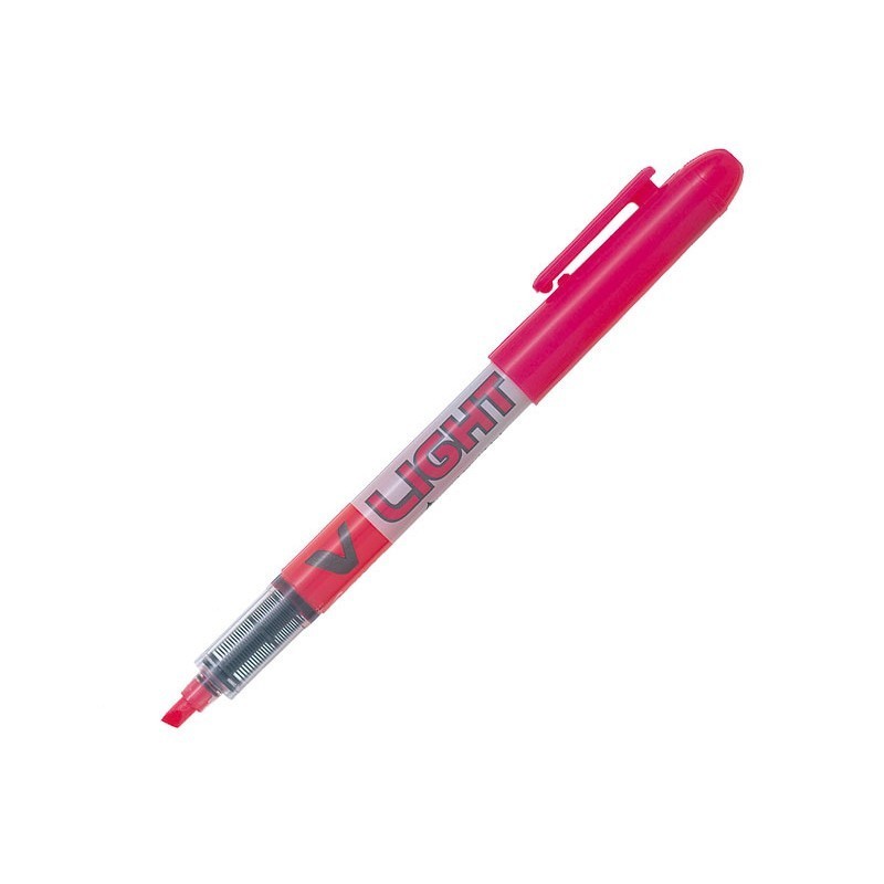 ROTULADOR FLUORESCENTE PILOT V-LIGHT ROSA