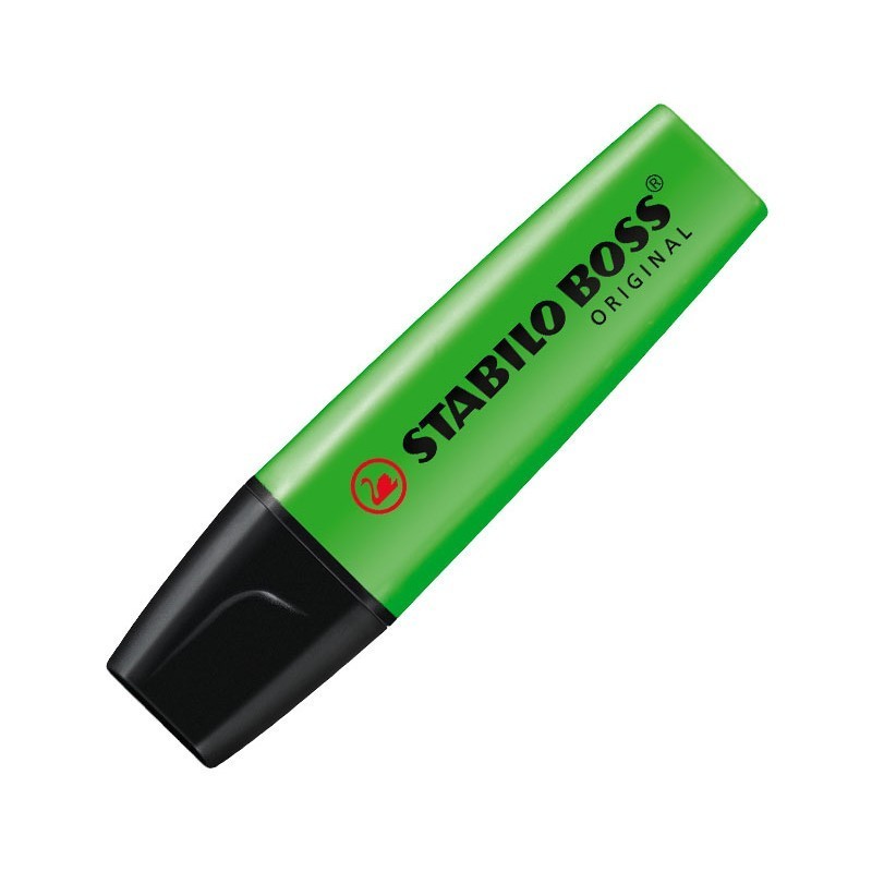 ROTULADOR FLUORESCENTE STABILO BOSS VERDE