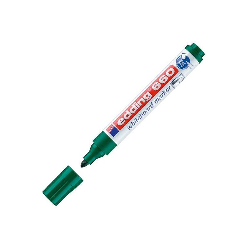 ROTULADOR PARA PIZARRA BLANCA EDDING 660 VERDE