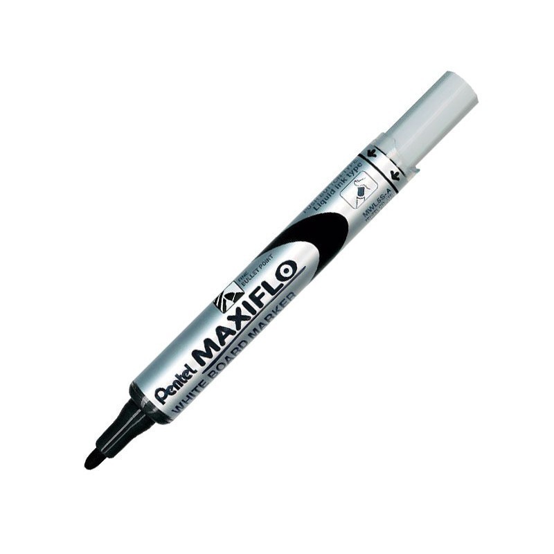 ROTULADOR PARA PIZARRA BLANCA PENTEL MAXIFLO FINO NEGRO