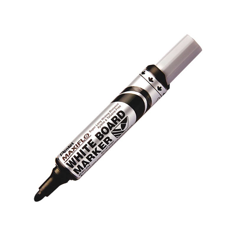 ROTULADOR PARA PIZARRA BLANCA PENTEL MAXIFLO GRUESO NEGRO