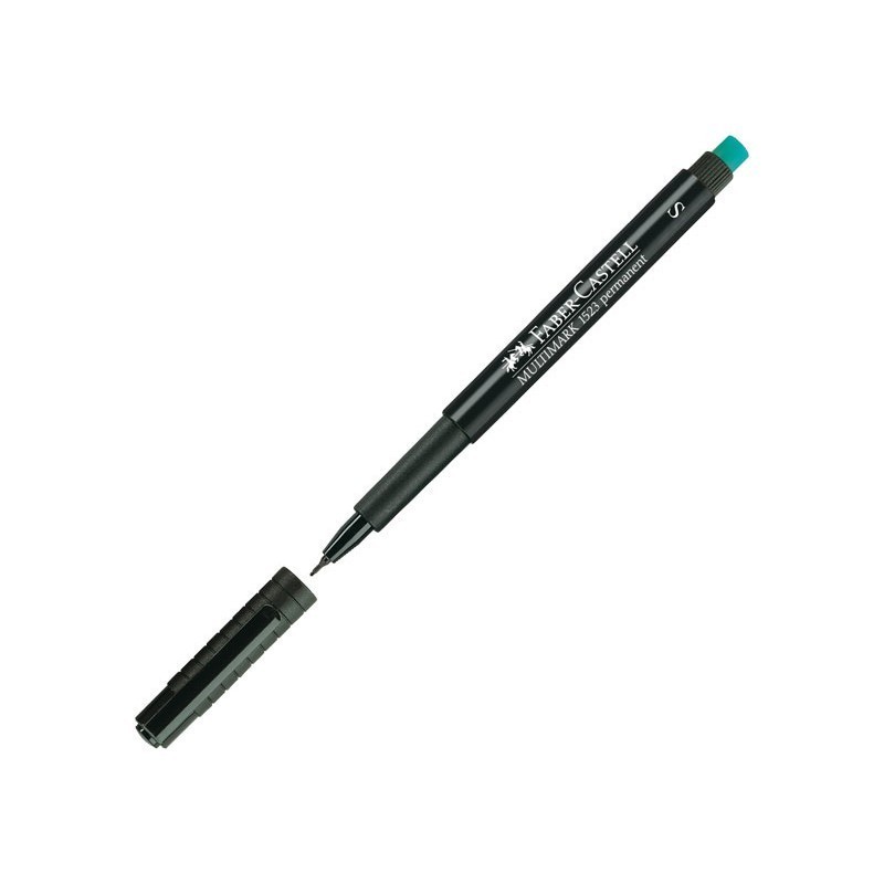 ROTULADOR PERMANENTE FABER-CASTELL MULTIMARK PUNTA SUPERFINA 0,4MM NEGRO