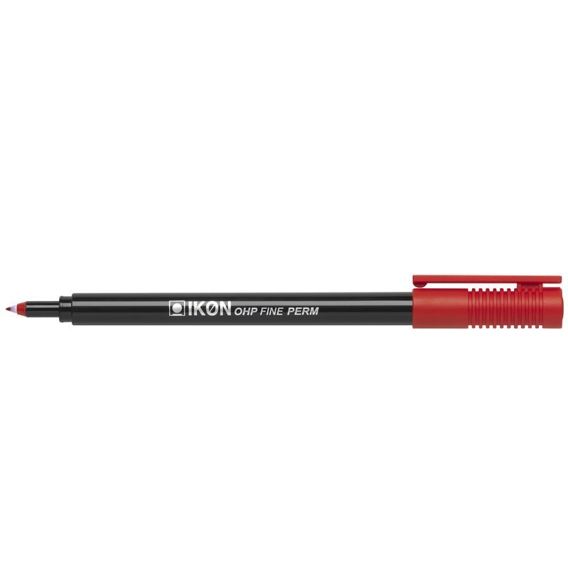 ROTULADOR PERMANENTE IKON MAXX 224 OPH ROTULADOR PERMANENTE TIPO STAEDTLERPUNTA FINA ROJO