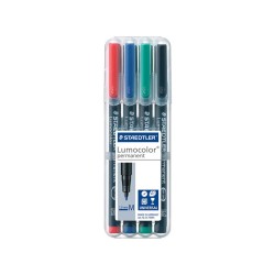 ROTULADOR PERMANENTE STAEDTLER LUMOCOLOR PUNTA MEDIA