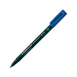 ROTULADOR PERMANENTE STAEDTLER LUMOCOLOR PUNTA MEDIA AZUL