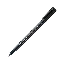 ROTULADOR PERMANENTE STAEDTLER LUMOCOLOR PUNTA SUPERFINA NEGRO