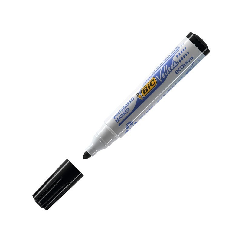 ROTULADOR PIZARRA BLANCA BIC VELLEDA ECOLUTIONS 1701 NEGRO