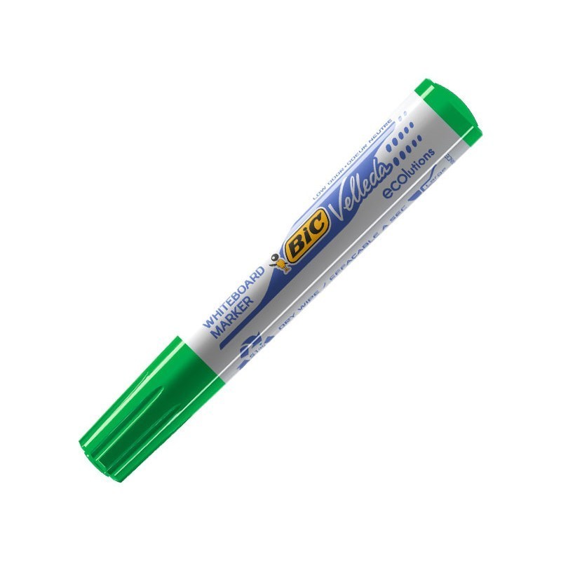 ROTULADOR PIZARRA BLANCA BIC VELLEDA ECOLUTIONS 1701 VERDE