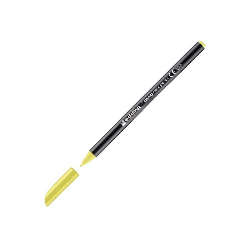 ROTULADOR PUNTA DE FIBRA EDDING 1200 AMARILLO NEON