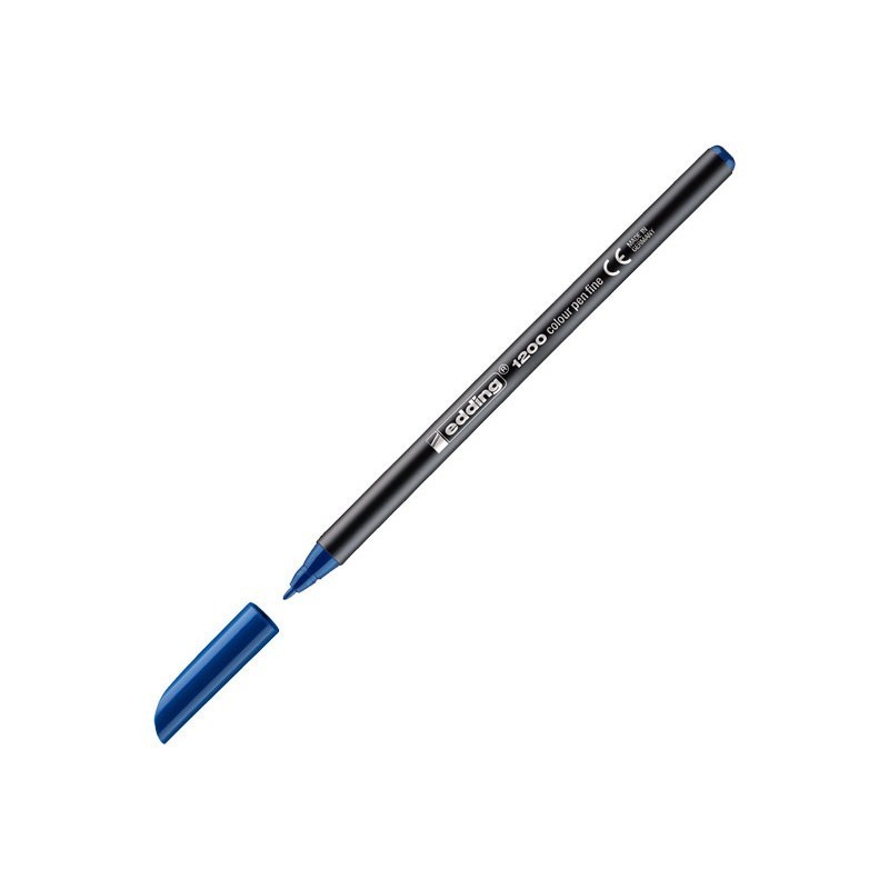 ROTULADOR PUNTA DE FIBRA EDDING 1200 AZUL OSCURO