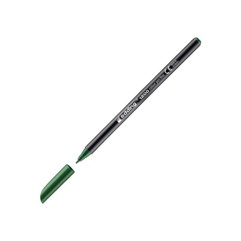 ROTULADOR PUNTA DE FIBRA EDDING 1200 VERDE OSCURO