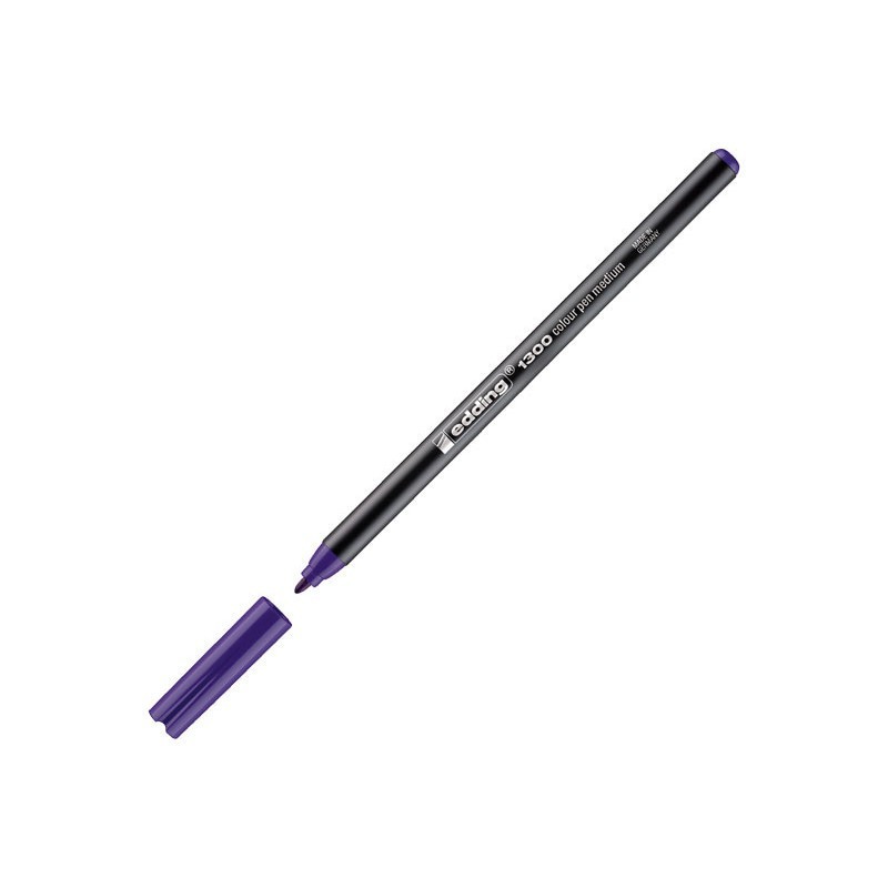 ROTULADOR PUNTA DE FIBRA EDDING 1300 MORADO