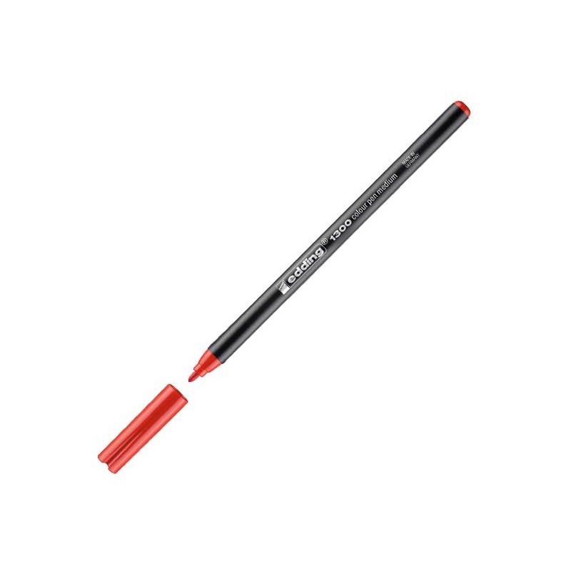 ROTULADOR PUNTA DE FIBRA EDDING 1300 ROJO