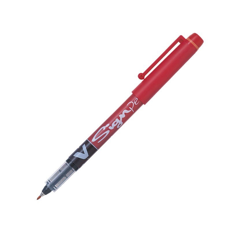 ROTULADOR PUNTA DE FIBRA PILOT SIGNPEN ROJO