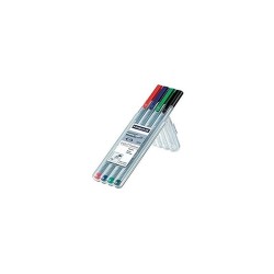 ROTULADOR PUNTA DE FIBRA STRAEDTLER TRIPLUS FINELINER ROJO