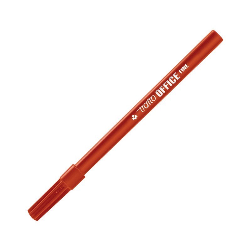 ROTULADOR PUNTA DE FIBRA TRATTO OFFICE ROTULADOR TIPO EDDING 1200 ROJO