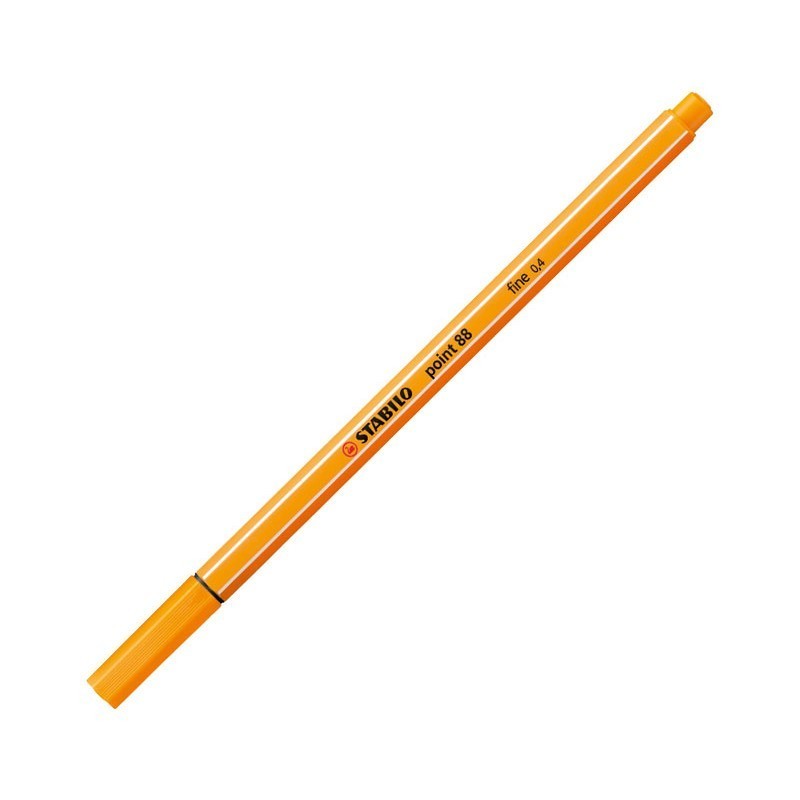 ROTULADOR PUNTA FIBRA STABILO POINT 88 NARANJA