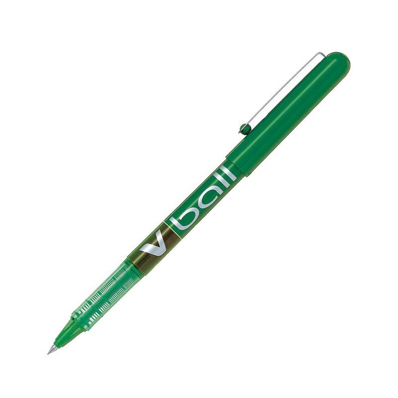 ROTULADOR ROLLER PUNTA BOLA TINTA LIQUIDA PILOT V-BALL PUNTA DE 0,5MM VERDE