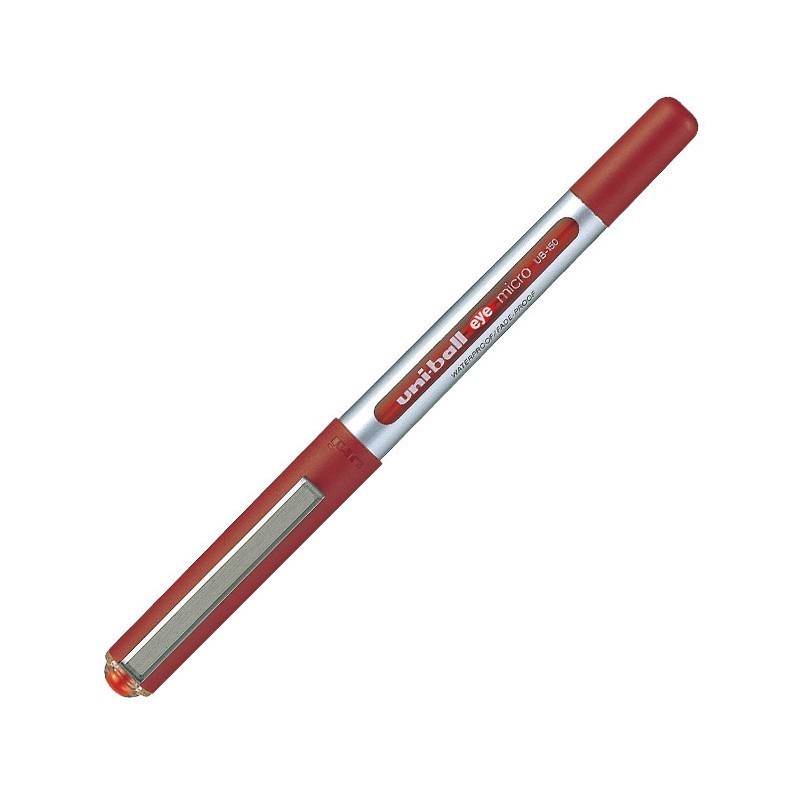 ROTULADOR ROLLER PUNTA BOLA TINTA LIQUIDA UNI-BALL EYE MICRO ROJO