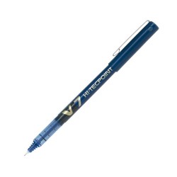 ROTULADOR ROLLER PUNTA METALICA TINTA LIQUIDA PILOT V7 AZUL