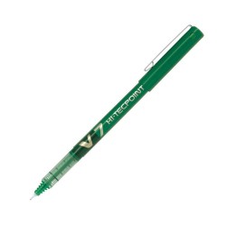 ROTULADOR ROLLER PUNTA METALICA TINTA LIQUIDA PILOT V7 VERDE