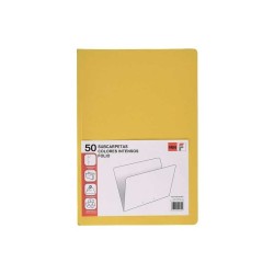 SUBCARPETA CARTULINA RECICLADA FADE FOLIO AMARILLO 345X235MM