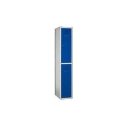 Taquilla modular 2 puertas azul - inicial - ancho 28 cm