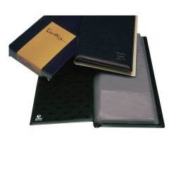 TARJETERO AMERICANO 2/3 FOLIO PVC GRAFOPLAS EXECUTIVE NEGRO