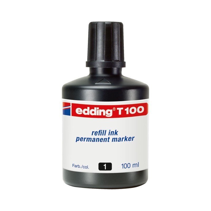 TINTA PARA ROTULADOR EDDING 100ML NEGRO