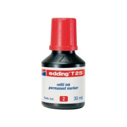 TINTA PARA ROTULADOR EDDING 30ML ROJO