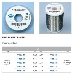 Alambre para Ligaduras Leone .010" (20grs.)