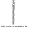 Mini Implantes Ortodónticos Leone cabeza alta 10mm(L)x2mm(D) (Autoroscante con Ranura) (Envase 1u.)