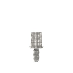 Ext Hex TiBase Crown, Ti, 3.3X4X0,5