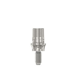 Ext Hex TiBase Crown, Ti, 3.3X4X2