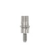 Ext Hex TiBase Crown, Ti, 3.3X4X3