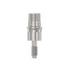 Ext Hex TiBase Crown, Ti, 3.3X4X4