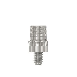 Ext Hex TiBase Crown, Ti, 5.0X4X3