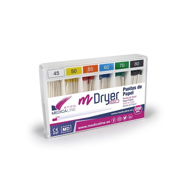 m-Dryer PUNTAS PAPEL PTA.COLOR N.15 200u.