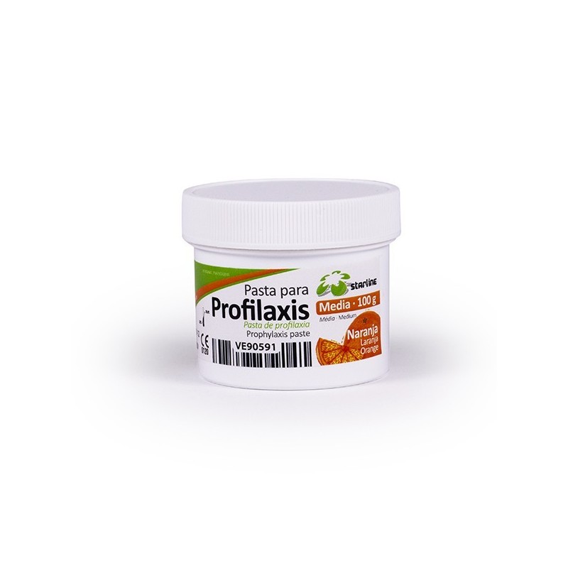 PASTA PROFILAXIS NARANJA G. MEDIO 100g.