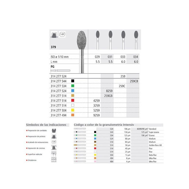 FG 4259/6 379-032 FG DIAM. FINO 6U.