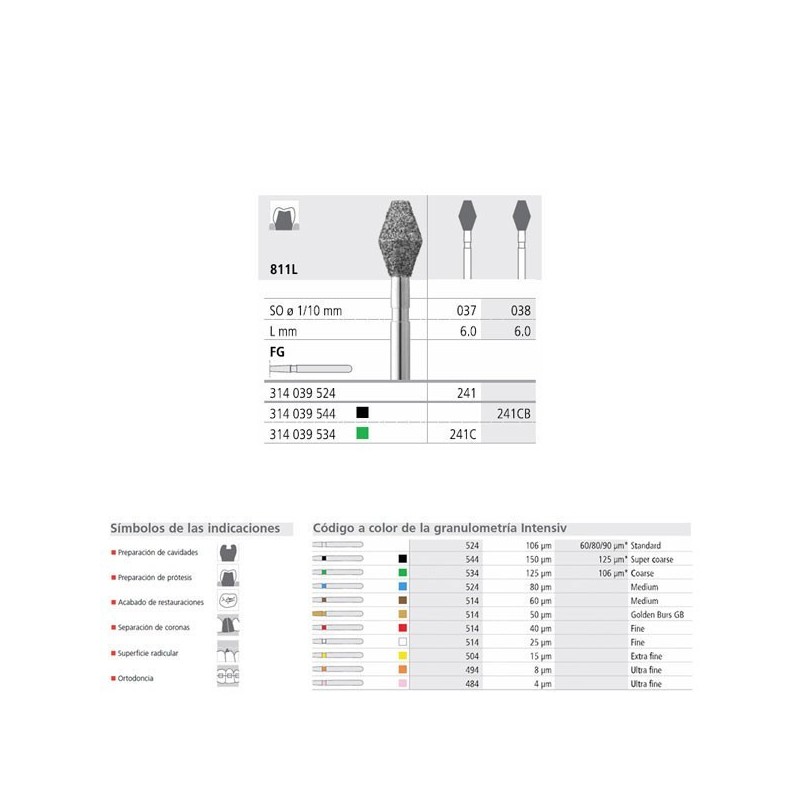 FG 241/6  811L-037 FG DIAM. MEDIO 6U.