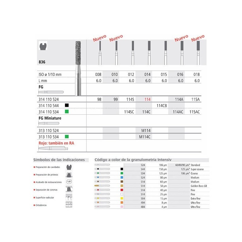 FG 114/6 C 836-014 FG DIAM. GRUESO 6U.