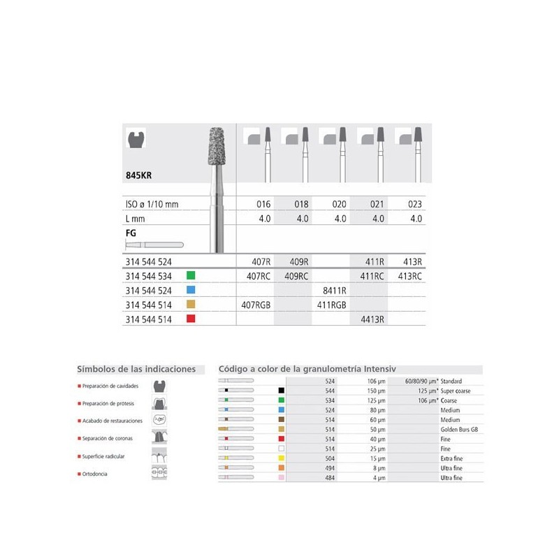 FG 411R/6 C 845KR-021 FG DIAM. GRUESO 6U.