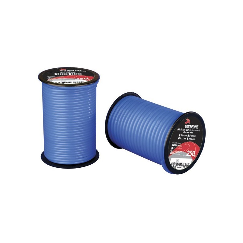 HILO CERA ROLLO AZUL ÿ4mm. 250gr.